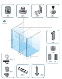 Cấu tạo của vách ngăn nhà vệ sinh làm từ tấm Compact