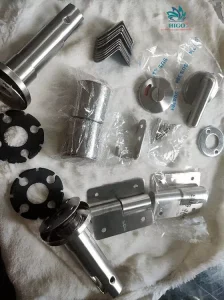 Bộ phụ kiện vách ngăn vệ sinh compact inox304 thông dụng nhất hiện nay