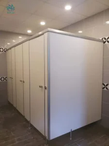 Nguyên tắc thi công vách ngăn vệ sinh compact hpl trung tâm thương mại