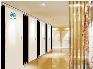 Vách ngăn vệ sinh nhỏ gọn so với vật liệu vệ sinh lõi gỗ