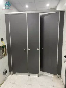 Vách ngăn vệ sinh compact hpl hiện đại và ấn tượng