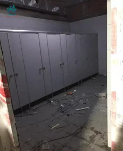 Đặc điểm chung vách ngăn vệ sinh compact.