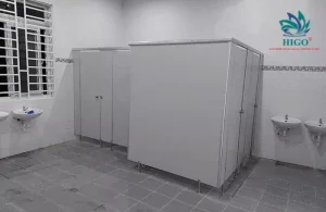 Vách ngăn vệ sinh phụ kiện inox 304 giá rẻ nhất tại miền bắc