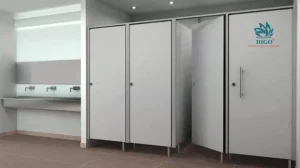 LÀM THẾ NÀO ĐỂ CÀI ĐẶT PHÂN VÙNG VÁCH NGĂN VỆ SINH GẮN TRÊN SÀN