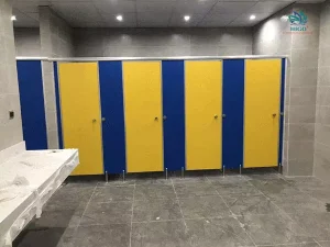 Vách ngăn vệ sinh Laminate thay thế vách ngăn Compact
