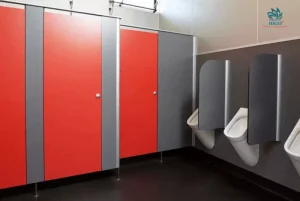 Tại sao quầy hàng trong phòng vách ngăn vệ sinh của Mỹ có những khoảng trống lớn như vậy?