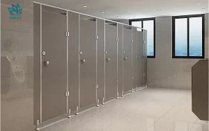 Độ dày và kích thước tiêu chuẩn vách ngăn vệ sinh compact