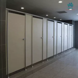 Thi công vách ngăn vệ sinh Compact HPL