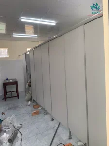 Vách ngăn vệ sinh compact màu trắng chất lượng giá trị cao