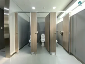 Biện pháp thiết kế thi công vách ngăn vệ sinh Compact hpl chuyên nghiệp