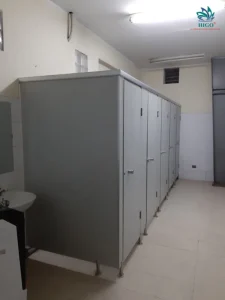 Vách ngăn vệ sinh tấm compact HPL chất lượng uy tín dài lâu