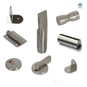 Phụ kiện vách ngăn vệ sinh chất liệu inox 304 đi kèm tấm Compact