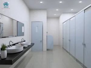 Tấm Compact HPL thi công vách ngăn vệ sinh có đắt hơn gỗ công nghiệp?