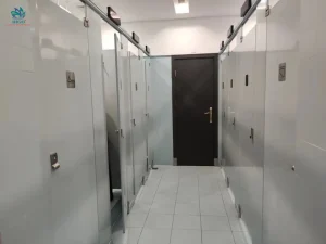 Cấu tạo vách ngăn vệ sinh compact hpl bền đẹp, chống ăn mòn