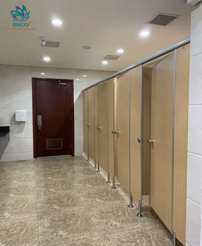 Những ưu điểm tuyệt vời của vách ngăn vệ sinh hợp nhất điều kiện thiết kế