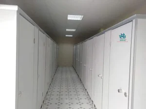 Vách ngăn vệ sinh Composite hoàn hảo cho công trình hiện đại, chuyên nghiệp