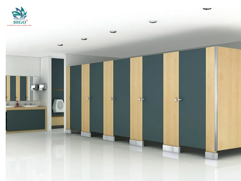 Tấm Compact làm vách ngăn nhà vệ sinh chắc chắn, chịu nước