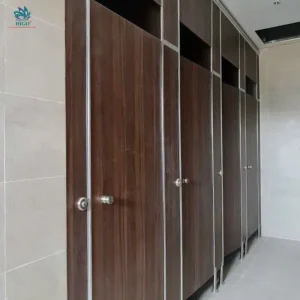 Tấm vách ngăn vệ sinh compact hpl thân thiện môi trường, lắp đặt hoàn thiện