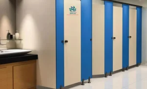 Vách vệ sinh Compact HPL thi công nhanh chóng mang lại hiệu quả kinh tế cao