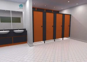 Vì sao tấm compact hpl loại I được dùng làm vách ngăn vệ sinh cao cấp?