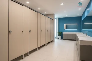 Thi công vách ngăn vệ sinh compact trọn gói: Màu sắc đa dạng, thiết kế thẩm mỹ