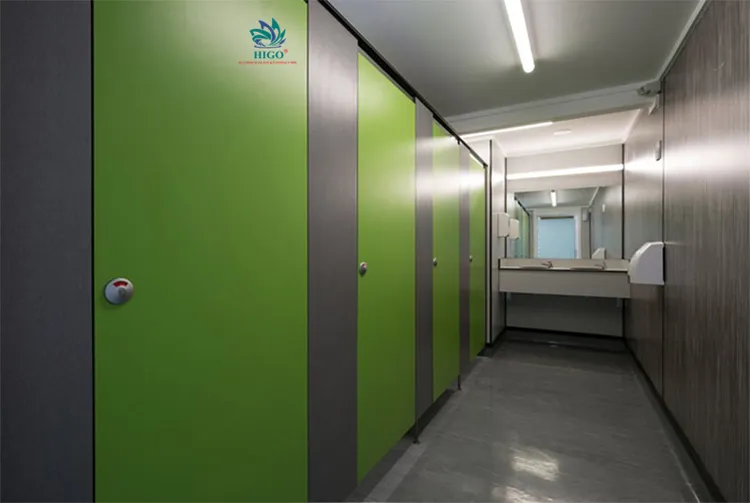 Tiêu chuẩn vách ngăn vệ sinh bằng compact hpl thẩm mỹ : Yếu tố đánh giá đẳng cấp