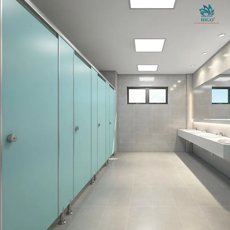 Chiều dày thi công vách ngăn vệ sinh Compact, MFC, MDF tiêu chuẩn