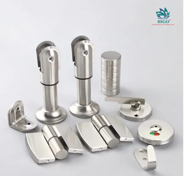 Phụ kiện vách ngăn vệ sinh inox 304 – Bí quyết hoàn thiện không gian vệ sinh chuyên nghiệp